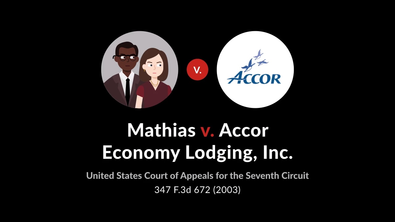 Mathias v accor economy lodging inc