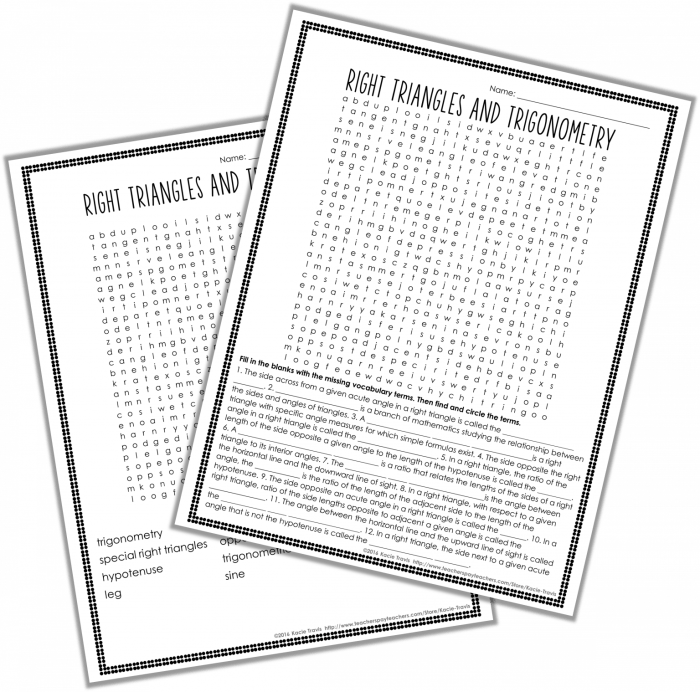 Basic tools of geometry word search answers