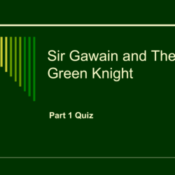 Sir gawain and the green knight part 4 summary