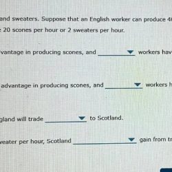 England and scotland both produce scones and sweaters