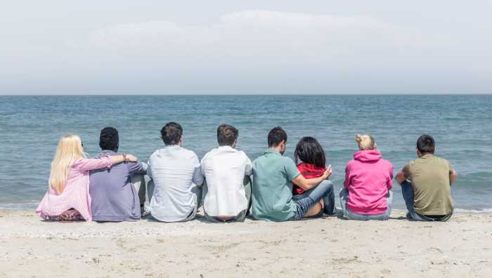 A colleague vacations at the beach every year